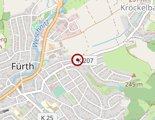 Karte: meine Tagespflege - Fürth