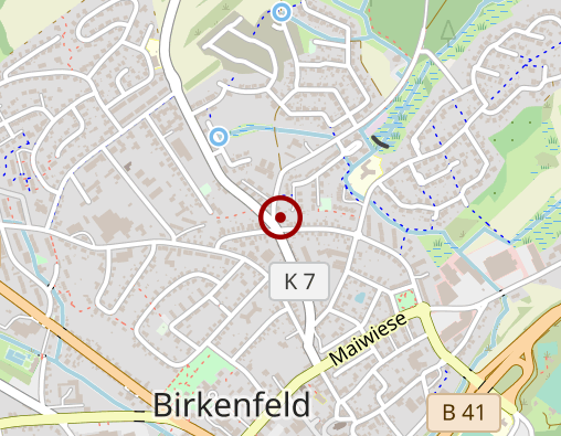 Karte: Kirchliche Sozialstation Baumholder - Birkenfeld e. V.