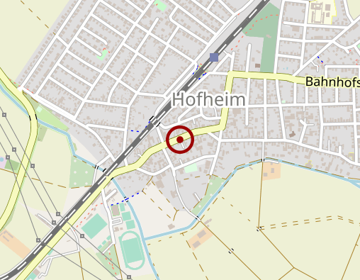 Karte: Tagespflege Hofheim/Bergstraße GmbH