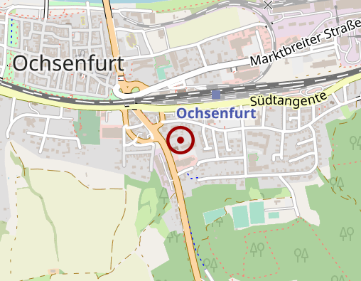 Karte: ambulante Pflege Ochsenfurt