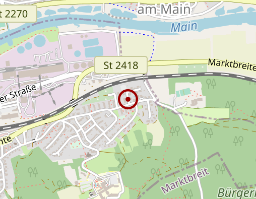 Karte: Lebenshilfe - Wohnstätten gGmbH Mainfranken
