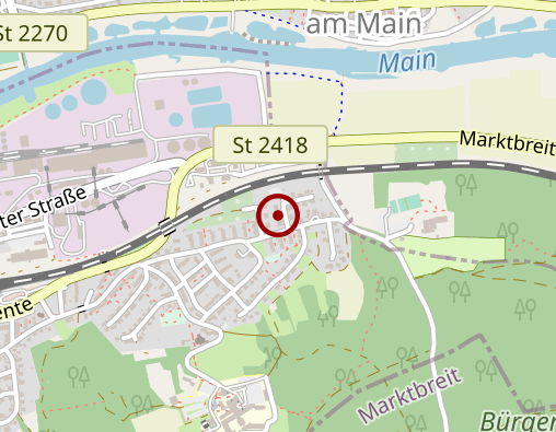 Karte: Lebenshilfe Wohnstätten GmbH Mainfranken Geschäftsstelle