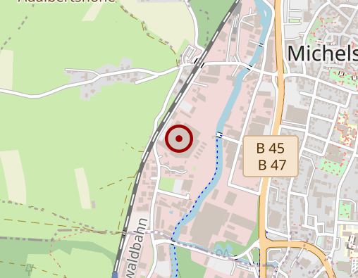 Karte: Erziehungs- u. Familienberatungsstelle des Odenwaldkreises