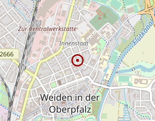 Karte: Kursana Domizil Weiden, Haus Sankt Josef