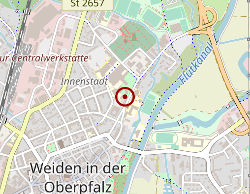 Karte: Tagesklinik für Kinder- und Jugendpsychiatrie, Weiden