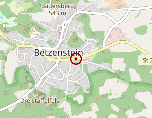 Karte: Tagespflege Betzenstein