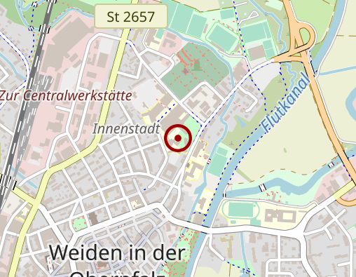 Karte: Kliniken Nordoberpfalz AG - Weiden, Vohenstrauß, Neustadt