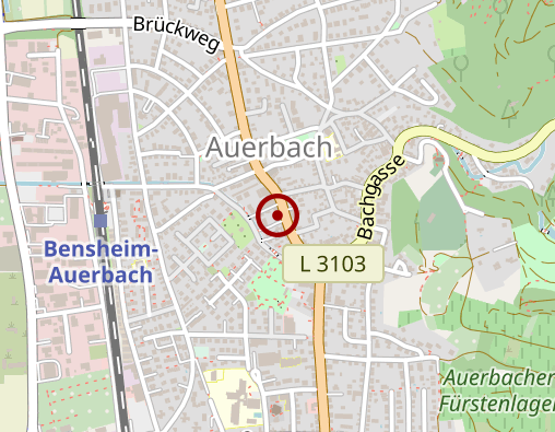 Karte: Ambulantes Pflegeteam Bensheim Nedrillah Ertas