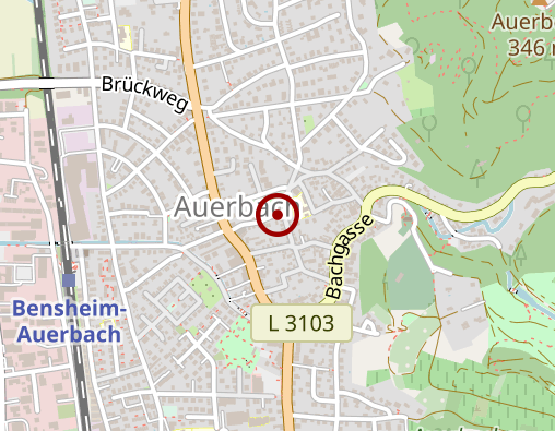 Karte: Behindertenhilfe Bergstrasse gGmbH