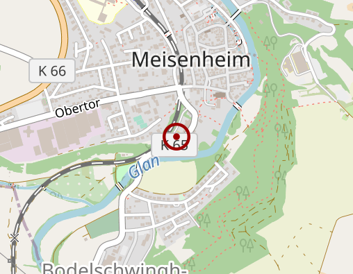 Karte: Betreuungsgruppe Meisenheim
