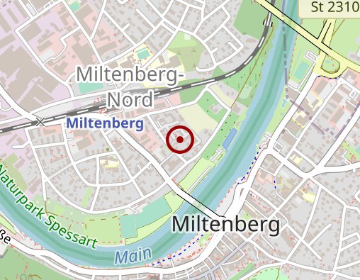 Karte: Johanniter-Unfall-Hilfe e.V. RV Unterfranken/OV Miltenberg Tagespflege