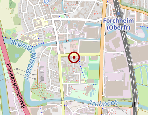 Karte: BRK Ambulanter Pflege- und Betreuungsdienst Forchheim