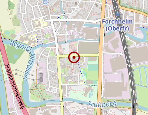 Karte: BRK Ambulanter Pflege- und Betreuungsdienst Forchheim