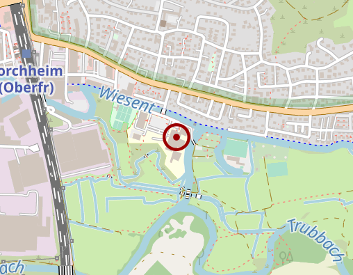 Karte: Klinikum Forchheim der Vereinigten Pfründnerstiftungen