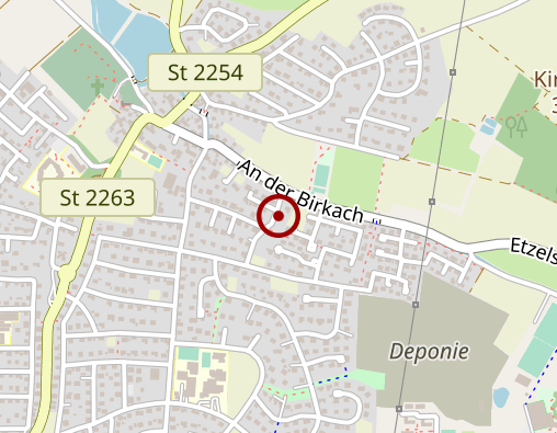 Karte: Hauck Erika Praxis für Psychotherapie und psychologische Beratung Heilpraktikerrin für Psychotherapie