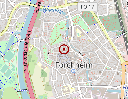 Karte: Ehe-, Familien- und Lebensberatungsstelle des Erzbistums Bamberg