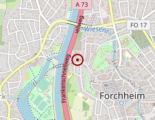 Karte: Diakoneo Kompetenzzentrum Forchheim