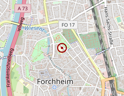 Karte: Schulpsychologischer Dienst des LRA Forchheim