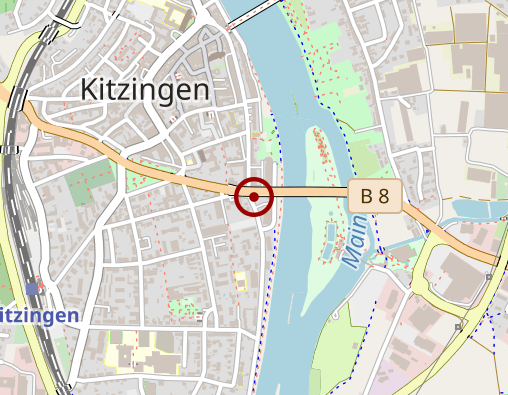 Karte: Diakoniestation Kitzingen