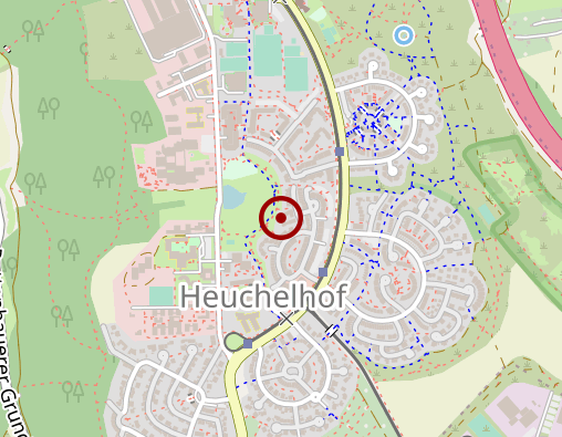 Karte: Sonnenstunden Heuchelhof, Zwickerleinshaus