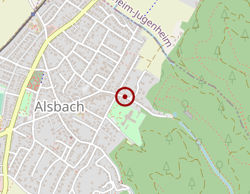 Karte: Arbeiter-Samariter-Bund Landesverband Hessen e.V. Regionalverband Südhessen Tagespflege