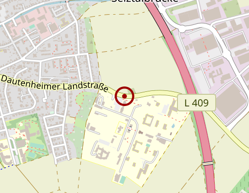 Karte: Rheinhessen-Fachklinik Alzey Gerontopsychiatrische Tagesstätte