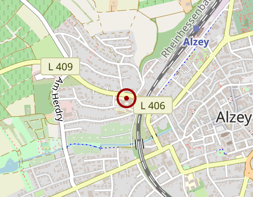 Karte: DRK Krankenhaus Alzey