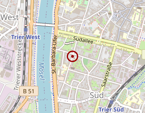 Karte: Sankt Barbara Apotheke