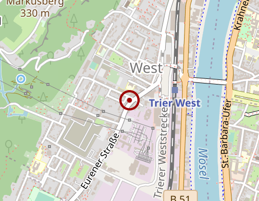 Karte: Thai Massage Trier