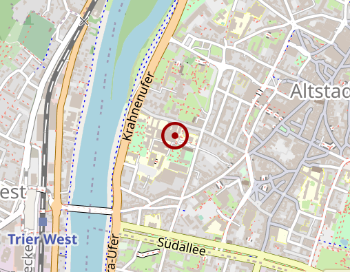 Karte: Klinikum Mutterhaus der Borromäerinnen - Standort Mitte