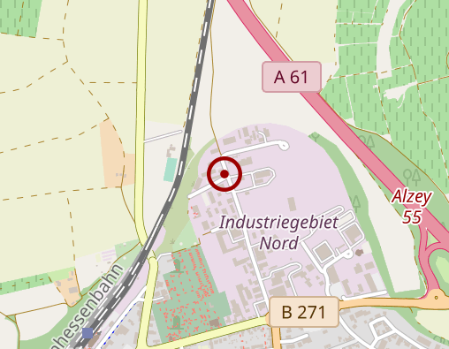 Karte: Deutsches Rotes Kreuz Kreisverband Alzey