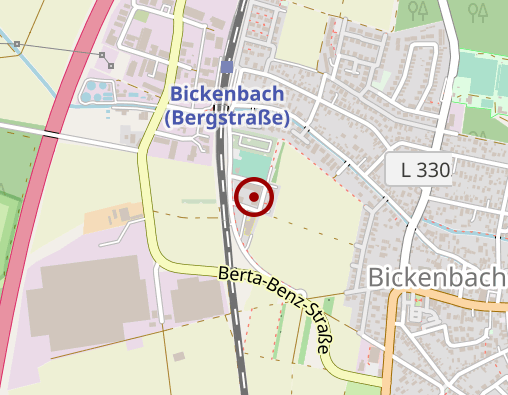Karte: Agaplesion Haus Bickenbach Wohnen und Pflegen Gerontobereich