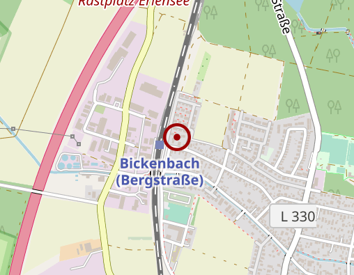 Karte: Agaplesion Haus Bickenbach Wohnen und Pflegen