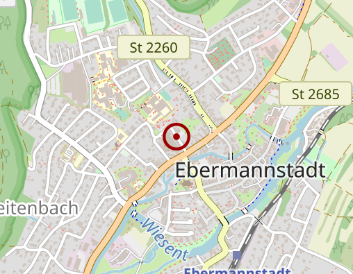 Karte: Diakoniestation Fränkische Schweiz