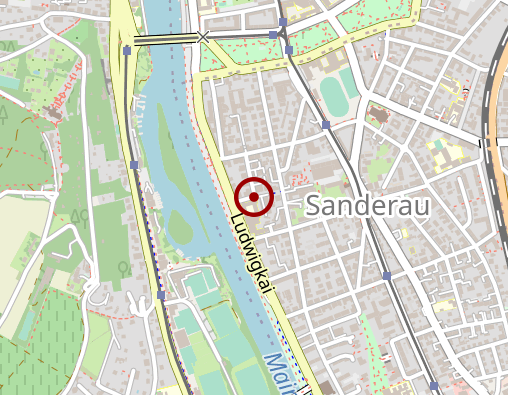 Karte: Sonnenstunden Sanderau, Sozialstation