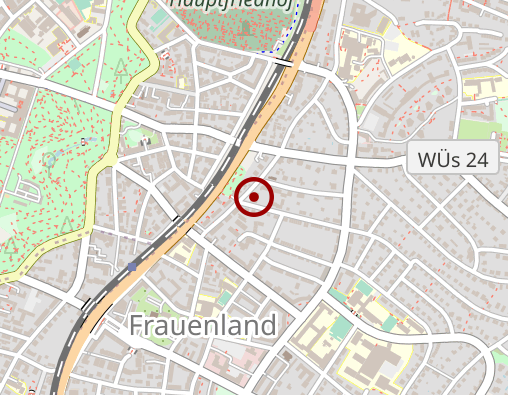 Karte: Bayerisches Rotes Bezirksverband Unterfranken