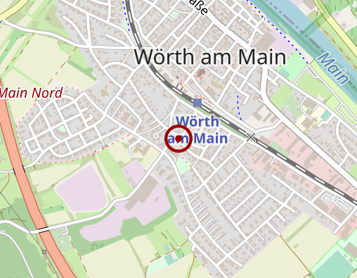 Karte: Main Physio Wörth