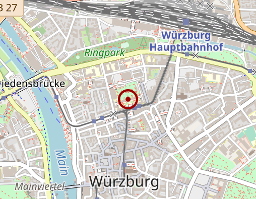 Karte: Palliativstation Juliusspital Würzburg