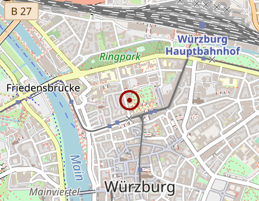 Karte: Juliusspital Würzburg