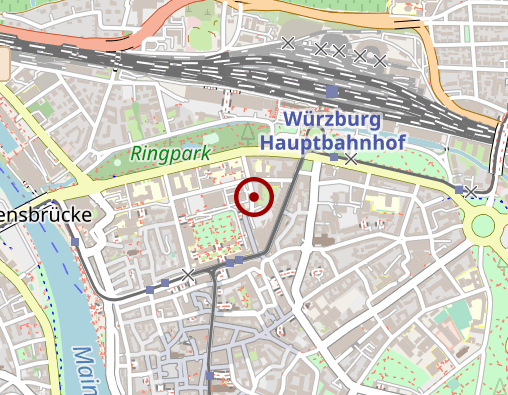 Karte: Senioren-, Pflege- und Pfründestift der Stiftung Juliusspital Würzburg