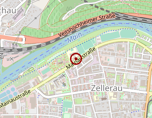 Karte: Lebenshilfe für Menschen mit geistiger Behinderung Standort Würzburg e.V.