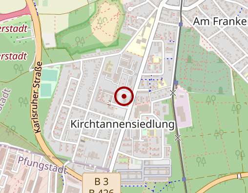 Karte: DRK KV Darmstadt-Stadt e.V. DRK Tageszentrum Eberstadt Tagespflegeeinrichtung