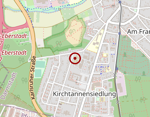 Karte: Pflegezentrum Eberstadt der Arche Noris gGmbH Altenhilfe & Pflege