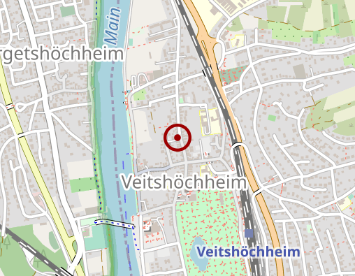 Karte: Tagespflege Rhön Veitshöchheim Inh. Reiner Benkert Teilstat. Pflege