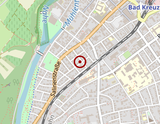 Karte: Stiftung kreuznacher Diakonie Wohnpark Sophie Scholl