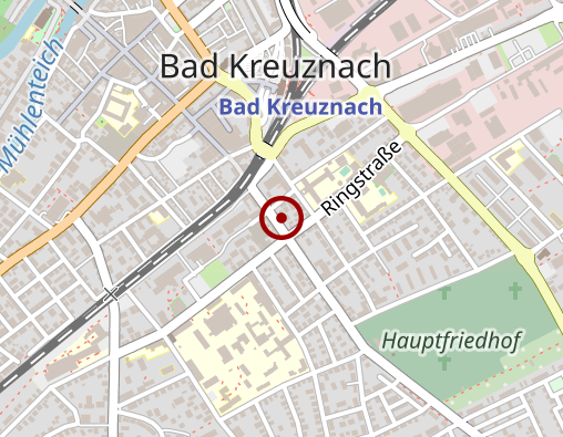 Karte: Berufsbegleitender Dienst Rheinhessen/Integrationsfachdienst