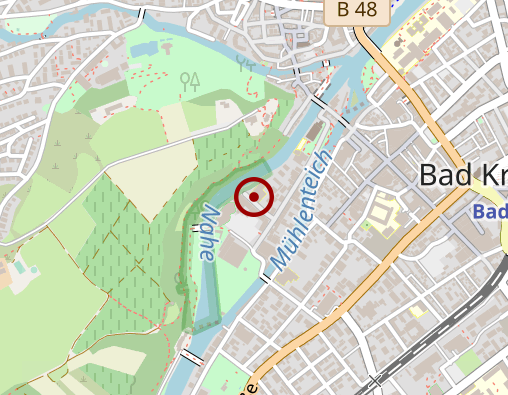 Karte: Kurstifte Bad Kreuzach GmbH Vollstationäre Pflege