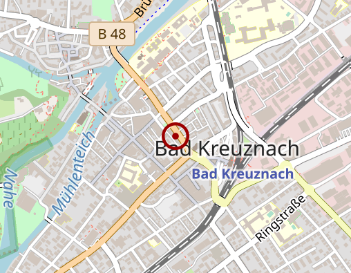 Karte: Barbara Klein Masseurin & Lymphdrainagentherapeutin