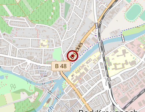 Karte: advita Pflegedienst GmbH Tagespflege Bad Kreuznach