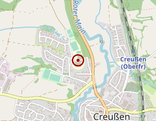 Karte: Schulpsychologischer Dienst im Landkreis Bayreuth